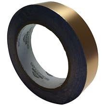Saint-Gobain Copper Foil Tape with Conductive Adhesive Backing, 0.0028" Thick, 1/2" Width, 18 Yard Roll