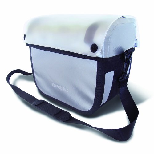 Basil Unisex Adult BASE6034 Bike Handlebar Bag - Silver
