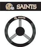 NFL New Orleans Saints Poly-Suede Steering Wheel Cover