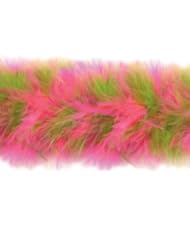 Art and Craft Supply: Marabou Feather Boa Trim Lime / Fuchsia - Expo International, Inc