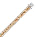 Sterling Silver Bracelet with Clear / Champagne CZs