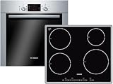 Bosch HBD154C51 SET Pyrolyse Backofen + Induktions Kochfeld