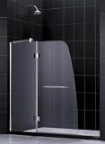 Dreamline SHDR-3148726-04 Aqua Shower Door Clear Glass, Brushed Nickel