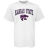 Kansas State Wildcats Youth White Bare Essentials T-shirt
