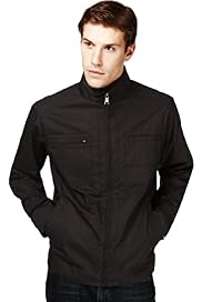 Autograph Pure Cotton Funnel Neck Jacket with Stormwear™