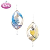 Disney Princess Dreams Porcelain Christmas Collectible Ornament Collection: Set One by The Bradford Exchange