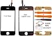 Apple Iphone 3gs Cracked Lcd Glass Digitizer Touch Surface Screen Cover Replacement Part + Tools + Guide ( Not for Iphone 3g )