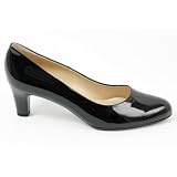 Peter Kaiser Nika classic court shoes in black patent