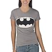 Batman Faded Logo Graphic Tee - Charcoal