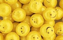 Smiley Face - Tub of Gumballs