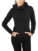 Urban Classics Sudadera con Capucha (Negro)