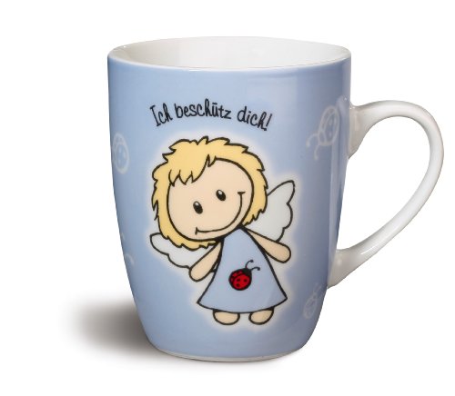 34556 - NICI - Tasse Ich besch&uuml;tz Dich Schutzengel blau Preisvergleich