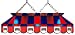 Imperial Philadelphia 76ers Licensed 40-Inch Rectangular Stained Glass Billiard Table Light