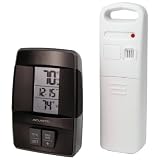 AcuRite 00606 Wireless Indoor/Outdoor Thermometer with Clock