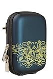 Riva 7023 (PU) Digital Camera EVA Hard Case Dark Blue (Moire)