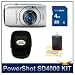 Canon PowerShot SD4000 IS Digital ELPH Camera (Silver), 10.0 MP CMOS Chip, 3.8x Optical Zoom, 3