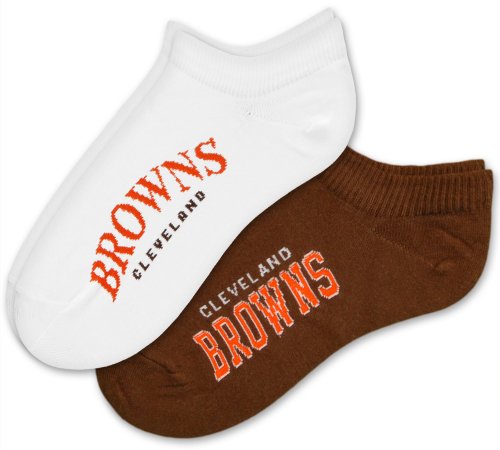 Cleveland Browns Women's No-Show Socks (2-pack)