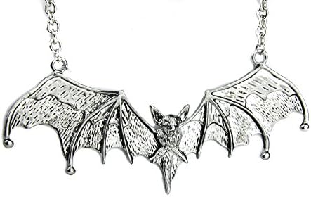 Dracula Vampire Bat Necklace Deathrock Gothic Jewelry Pendant
