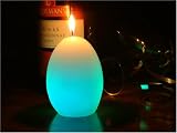 Glo-Wax Egg Shaped Colour Changing Dreaming LED Magic Candle