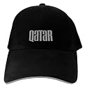 CAPS BLACK EMBROIDERY " SIMPLE WORD QATAR " Medium / Large