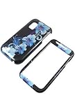 Samsung i500 Fascinate Galaxy S Graphic Case - Blue Flower