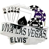 Body Candy - Elvis Presley VIVA LAS VEGAS Belt Buckle