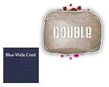 Comfort Sac Double Sac Blue Wide Cord By Elite Furniture