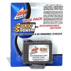 6VNICD Rechargeable Battery Twin Pack by Lucky Plastic Factory