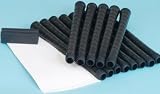 Winn Excel Midsize (+1/32) Soft Black Golf Grip Kit (13 Grips, Tape, Clamp)
