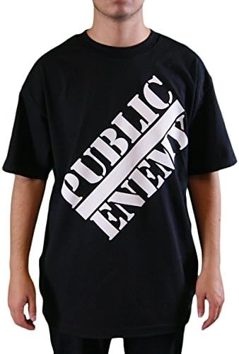Public Enemy Men's Black Classic Target Tee X-Large Black
