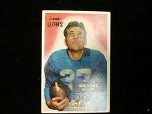1955 Bowman #1 Doak Walker Detroit Lions Card - VG/EX