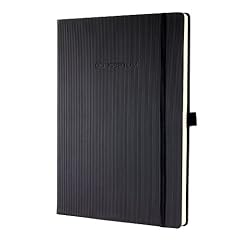 Sigel CO111 Notizbuch CONCEPTUM, Hardcover, schwarz, A4, kariert, 194 Seiten