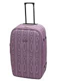 Pink Snake Print Luggage Suitcase 28″
