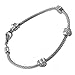 Stainless Steel Cable Bangle Bracelet for Lady
