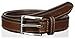 Nautica Boys' 25mm Tubular Belt with Leather Overlay