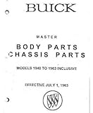 IMAGE OF 1959 1960 1961 1962 1963 BUICK Parts Book List Catalog