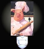 Pig Chef Decorative Night Light