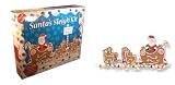 Create A Treat Create-A-Treat Gingerbread Ginger Bread Sleigh Sled Kit With E-Z Build Tray Christmas, Holiday, Present Gift Box