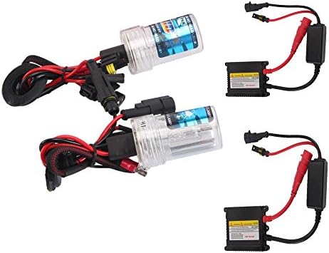 Dwarfstar HID Xenon Conversation Kit DC H1 35W White 6000K with Premium Alloy Standard Size Ballasts -1 Year Warranty