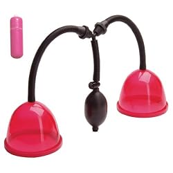 Pink Bullet Vibrator Female Breast and Nipple Pump