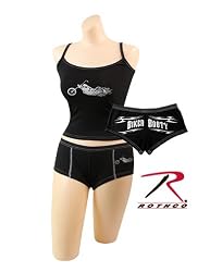 Black ''Biker Booty'' Booty Shorts (Extra Small)