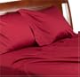 Martex 300-Thread-Count Twin Flat Sheet, Burgundy