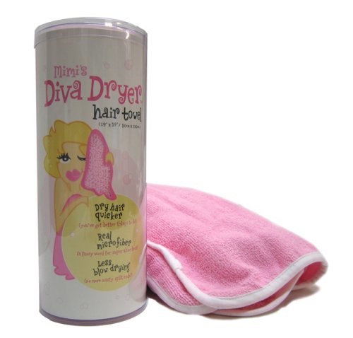 Mimi's Diva Dryer by Aquis Microfiber Hair Towel, (19 x 39-Inches)