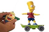 Eigenschaften PLAYMATES Simpsons / The Simpsons 2000 - Radio Control Skateboarding BART SIMPSONS - ca. 30cm - mit Talking KRUSTY Controller - OVP