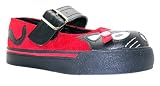Search : T.u.k. Womens Kitty Mary Jane Red & Black Cat Buckle Flat Shoes