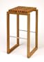 Skagerak Cutter Barstool, Teak/Stainless Stee