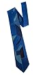 Folly Woven Tie in navy blue