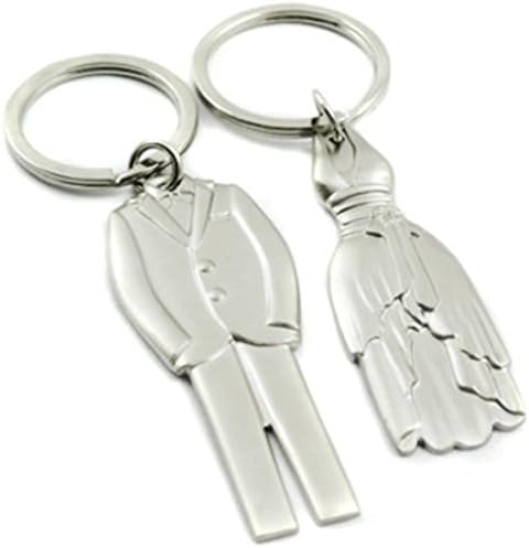 kilofly Keychain Pair - for Lovers - Mocha choca