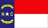North Carolina Flag 3x5ft Superknit Polyester