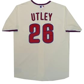 Buy Philadelphia Phillies Chase Utley Authentic Throwback Cool Base Jersey